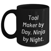 Tool Maker Ninja Black Coffee Mug Gifts from Friends for Graduation Unique - Main